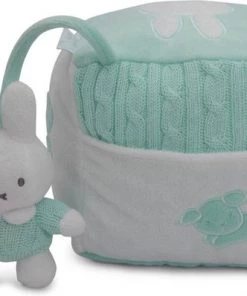 Nijntje Gebreid Kubus - Mint -grijp-bijtspeelgoed Verkoop 550x398 2