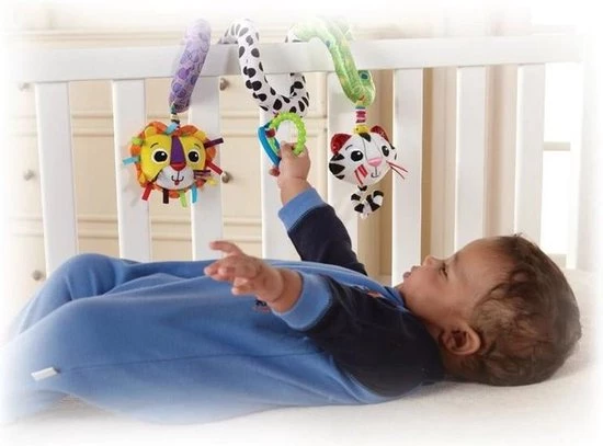 MOONBIFFY Kinderwagen Opknoping Rammelaars-ledikant Rammelaars- Oranje/grijs Mobil Speelgoed 2 MOONBIFFY Kinderwagen Opknoping Rammelaars-ledikant Rammelaars- Oranje/grijs Mobil Speelgoed - Afbeelding 2