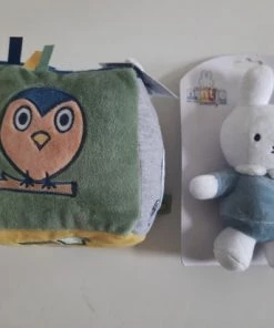 Nijntje Tiamo Babybundel Knuffel + Kubus - Blauw.