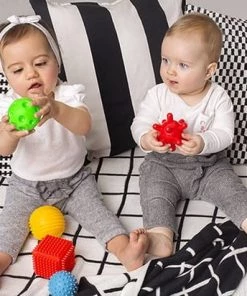 Tulilo Tullo Sensorische Textuur Vormen - Set Van 5- 0m+ 0+ Manden -grijp-bijtspeelgoed Verkoop 550x412 33