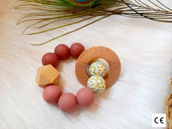 Happy By LIes Happy-By-Lies Bijtring Saar Flower/powderblush/woodchuck 2 Happy By LIes Happy-By-Lies Bijtring Saar Flower/powderblush/woodchuck - Afbeelding 2