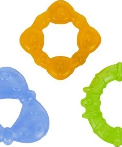Bright Starts Chill & Teethe Bijtringen - Classic - 3 Stuks