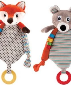 Nûby Pluche Knuffel Met Bijtring Muis 0m+