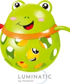 Baby Rammelaar - Oball - Baby Bal - Bal Rammelaar - Dieren Rammelaar - Speelgoed Rammelaar - Ontwikkeling En Educatief Speelgoed - Speelgoed 3 Jaar - Dieren Speelgoed Kinderen | Luminatic® | Groen