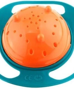 Slowmoose Creatief Ontwerp Universele Gyrokom, Vliegende Schalen, Anti-lekkom Soepele 360 Graden Rotatie Voor Baby Kinderen - Blauw [groen] -grijp-bijtspeelgoed Verkoop 550x444