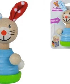 Eichhorn Baby Squeezer Konijn - Houten Rammelaar Met Geluid -grijp-bijtspeelgoed Verkoop 550x445 1