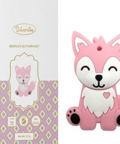 Biberoia® Bijtring - Hondje - Koelbijtring - Bijtring - Bijtspeelgoed - Babyspeelgoed - Badspeelgoed - Roze