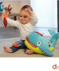 Dolce Activiteitsknuffel - One Size - Play And Learn Whale -grijp-bijtspeelgoed Verkoop 550x455