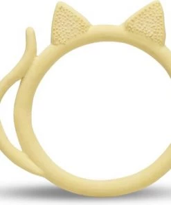 Lanco Toys Lanco Rubberen Bijtring - Coco De Kat - Geel