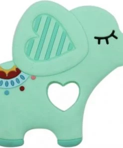 Fabs World Siliconen Bijtring Olifant Mint