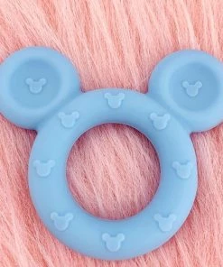 Merkloos Bijtring - Siliconen - Baby - Mickey Mouse - Disney - Siliconen Bijtring - Doorkomende Tandjes - Jongen - Meisje - Blauw - Teether - BPA Vrij -grijp-bijtspeelgoed Verkoop 550x464