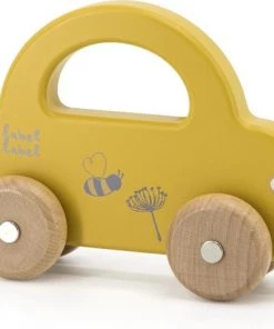 Label Label Houten Auto Oker Geel Geel -grijp-bijtspeelgoed Verkoop 550x465 1