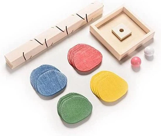 Deluxe HB Ballentoren - Kinder Houten Marmeren Run Toy Children's Jigsaw Puzzle Toy- (WK 02127) 8 Deluxe HB Ballentoren - Kinder Houten Marmeren Run Toy Children's Jigsaw Puzzle Toy- (WK 02127) - Afbeelding 8