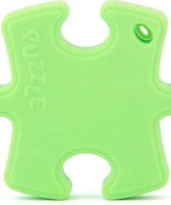 Kauwsieraden & Meer Bijtketting Kauwketting Puzzel Groen