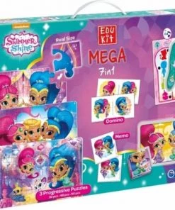 Nickelodeon Mega Puzzel 7in1 Set Shimmer & Shine
