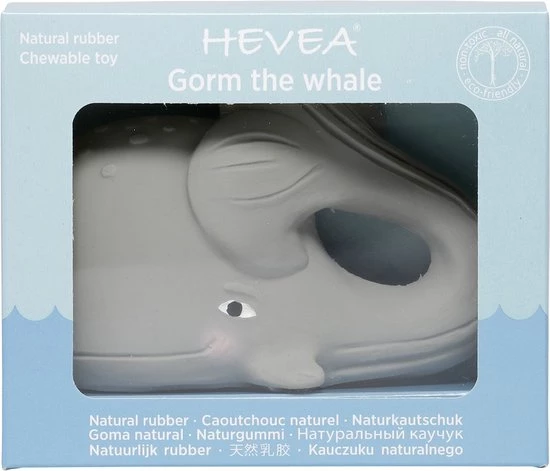 Hevea Bijtspeelgoed "Gorm The Whale" 2 Hevea Bijtspeelgoed "Gorm The Whale" - Afbeelding 2
