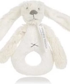 Happy Horse Konijn Richie Rammelaar - Wit - Baby Cadeau -grijp-bijtspeelgoed Verkoop 550x475 1