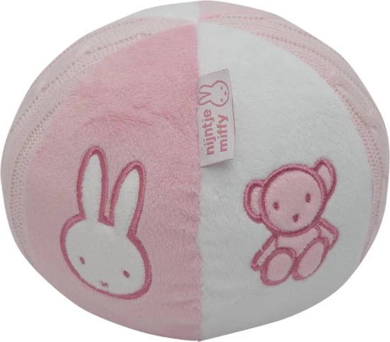 Nijntje Bal Met Rammeltje Roze 1 Nijntje Bal Met Rammeltje Roze