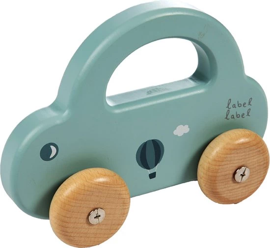 Label Label Houten Auto Groen Groen 1 Label Label Houten Auto Groen Groen