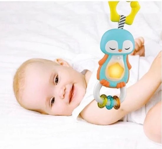 AAFlex Baby - Pinguin - Clementoni - Sweet Penguin - 15 Cm - Interactief - Licht En Melodie - Rammelaar - Pinguïn - Box - Geluid - Melodieën - Light & Melodies - Clemmy 4 AAFlex Baby - Pinguin - Clementoni - Sweet Penguin - 15 Cm - Interactief - Licht En Melodie - Rammelaar - Pinguïn - Box - Geluid - Melodieën - Light & Melodies - Clemmy - Afbeelding 4