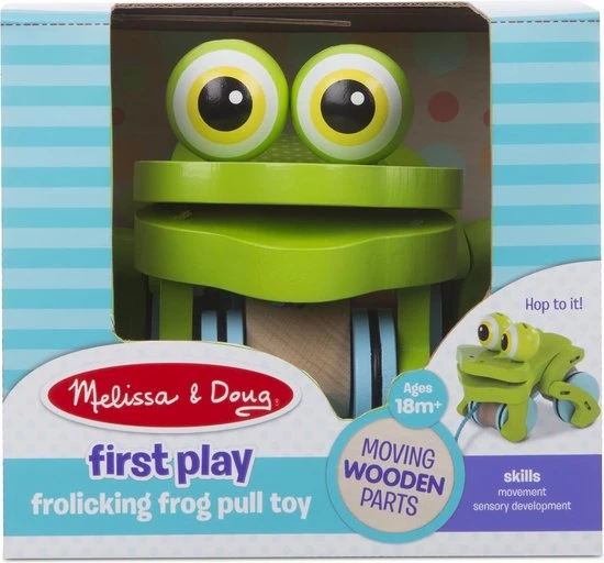 Melissa & Doug Houten Trek Kikker 5 Melissa & Doug Houten Trek Kikker - Afbeelding 5