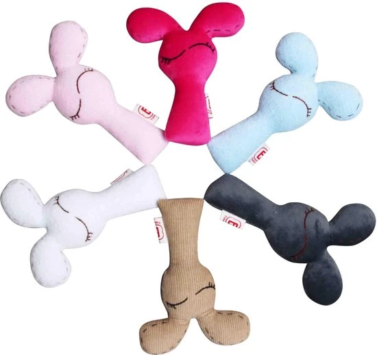 Fabs World Rammelaar Muis Wit 2 Fabs World Rammelaar Muis Wit - Afbeelding 2