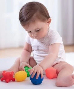 Tulilo Tullo Sensorische Textuurballen - Set Van 5- 0m+ 0+ Manden, Kraamcadeau -grijp-bijtspeelgoed Verkoop 550x521 19