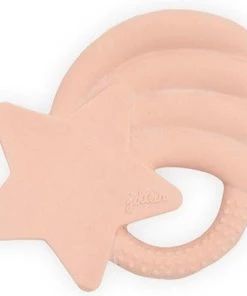 Jollein Bijtring Rubber Moon - Jeans Blue -grijp-bijtspeelgoed Verkoop 550x522