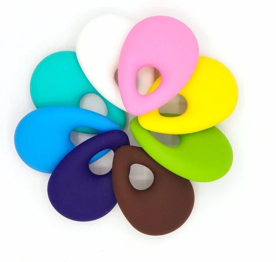 Bijtring-winkel Druppel Bijtketting Kauwsieraad - Zwart 2 Bijtring-winkel Druppel Bijtketting Kauwsieraad - Zwart - Afbeelding 2