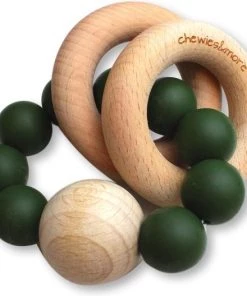 Chewies & More Rammelaar Hout Met Kralen Deep Green 10. Deep Green