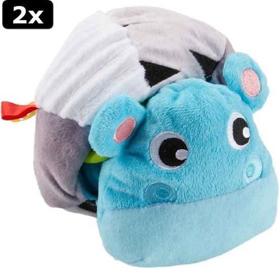 2x Fisher-Price Nijlpaardbal - Grijpspeelgoed 4 2x Fisher-Price Nijlpaardbal - Grijpspeelgoed - Afbeelding 4