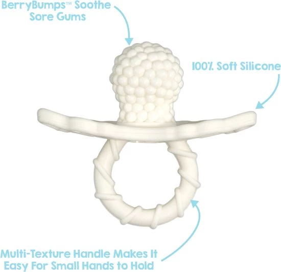 RaZbaby RaZberry - Bijtspeentje - Groen - Wit - 2 Stuks 3 RaZbaby RaZberry - Bijtspeentje - Groen - Wit - 2 Stuks - Afbeelding 3