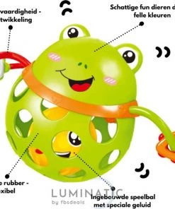 Baby Rammelaar - Oball - Baby Bal - Bal Rammelaar - Dieren Rammelaar - Speelgoed Rammelaar - Ontwikkeling En Educatief Speelgoed - Speelgoed 3 Jaar - Dieren Speelgoed Kinderen | Luminatic® | Oranje -grijp-bijtspeelgoed Verkoop 550x533 8