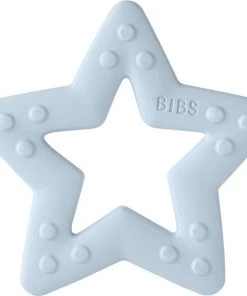 BIBS - Siliconen Bijtring - Bijtringen - Star Baby Blue