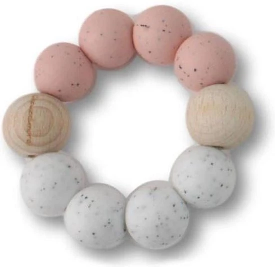 Chewies & More Basic Bijtspeeltje Rose / White Gritt 1 Chewies & More Basic Bijtspeeltje Rose / White Gritt