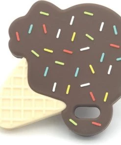 Bijtketting-winkel IJsje Bijtketting Kauwsieraad - Bruin