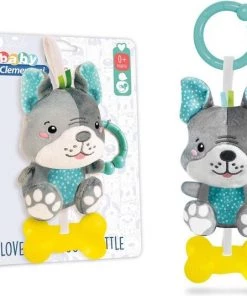 Clementoni Rammelaar Hond Junior 25 Cm Pluche Grijs/blauw -grijp-bijtspeelgoed Verkoop 550x536 4