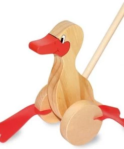 Merkloos Duwfiguur Dieren Wandelende Eend -grijp-bijtspeelgoed Verkoop 550x536 7