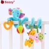 Sozzy Baby Speelgoed/ Baby Kinderwagen Speelgoed Spiraal /black Friday/ Speelgoed/schoencadeautjes Sinterklaas/ Autostoelspeeltje / Boxspiraal / Activiteitenspiraal / Kerst Cadeau/ Sinterklaas/Rammelaar/ Wagenspanner/ Elephant Crib Toy Blauw