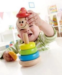 Hape Houten Stapeltoren Clown 16,5 Cm 13 Hape Houten Stapeltoren Clown 16,5 Cm -grijp-bijtspeelgoed Verkoop 550x545 2