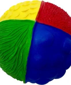 Lanco Toys Lanco Sensory Rubberen Bijtspeeltje - Bal - Fantasie Donker