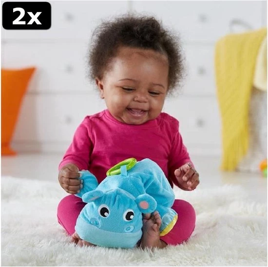 2x Fisher-Price Nijlpaardbal - Grijpspeelgoed 2 2x Fisher-Price Nijlpaardbal - Grijpspeelgoed - Afbeelding 2