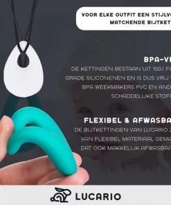 Lucario Bijtketting - Kauwketting | Druppel Wit | Bijtspeelgoed Voor Jongens En Meisjes -grijp-bijtspeelgoed Verkoop 550x549 20
