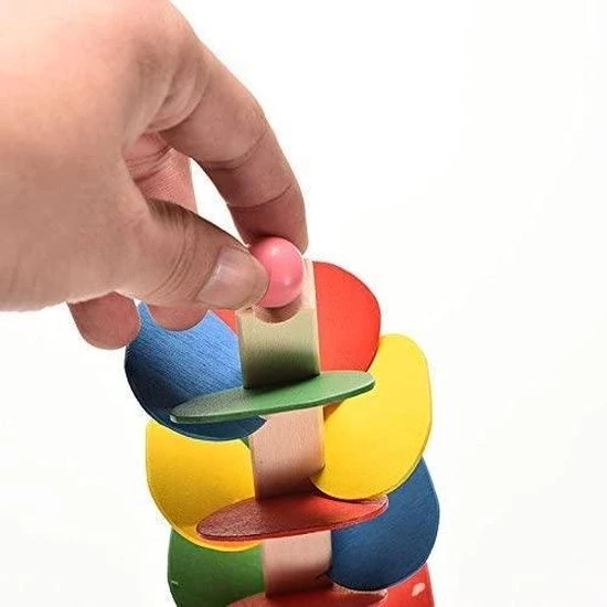 Deluxe HB Ballentoren - Kinder Houten Marmeren Run Toy Children's Jigsaw Puzzle Toy- (WK 02127) 4 Deluxe HB Ballentoren - Kinder Houten Marmeren Run Toy Children's Jigsaw Puzzle Toy- (WK 02127) - Afbeelding 4