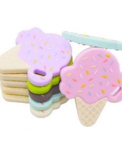 Bijtketting-winkel IJsje Bijtketting Kauwsieraad - Bruin -grijp-bijtspeelgoed Verkoop 550x550 149