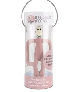 Matchstick Monkey Bijtring – Dusty Pink -grijp-bijtspeelgoed Verkoop 550x550 154