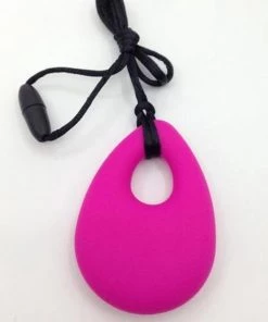 Bibbi4you.nl Bijtsteen Kauw Sieraden Bijt Ring Bijt Steen Ketting Voor Moeder En Kind Roze Kauwsieraden ADHD Autisme