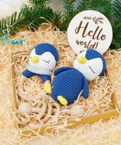 Merkloos Speelgoed Voor De Baby's - Rammelaar - Pinguïn - Grijpring - Blauw/wit 11 Merkloos Speelgoed Voor De Baby's - Rammelaar - Pinguïn - Grijpring - Blauw/wit -grijp-bijtspeelgoed Verkoop 550x550 20
