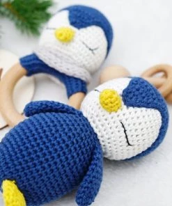 Merkloos Speelgoed Voor De Baby's - Rammelaar - Pinguïn - Grijpring - Blauw/wit 12 Merkloos Speelgoed Voor De Baby's - Rammelaar - Pinguïn - Grijpring - Blauw/wit -grijp-bijtspeelgoed Verkoop 550x550 21