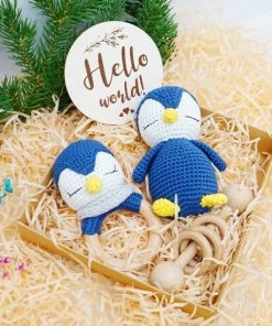 Merkloos Speelgoed Voor De Baby's - Rammelaar - Pinguïn - Grijpring - Blauw/wit 13 Merkloos Speelgoed Voor De Baby's - Rammelaar - Pinguïn - Grijpring - Blauw/wit -grijp-bijtspeelgoed Verkoop 550x550 22
